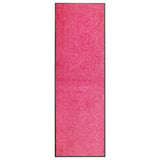 VidaXL Deurmat wasbaar 60x180 cm roze