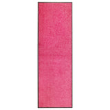 Vidaxl deurmat wasbaar 60x180 cm roze