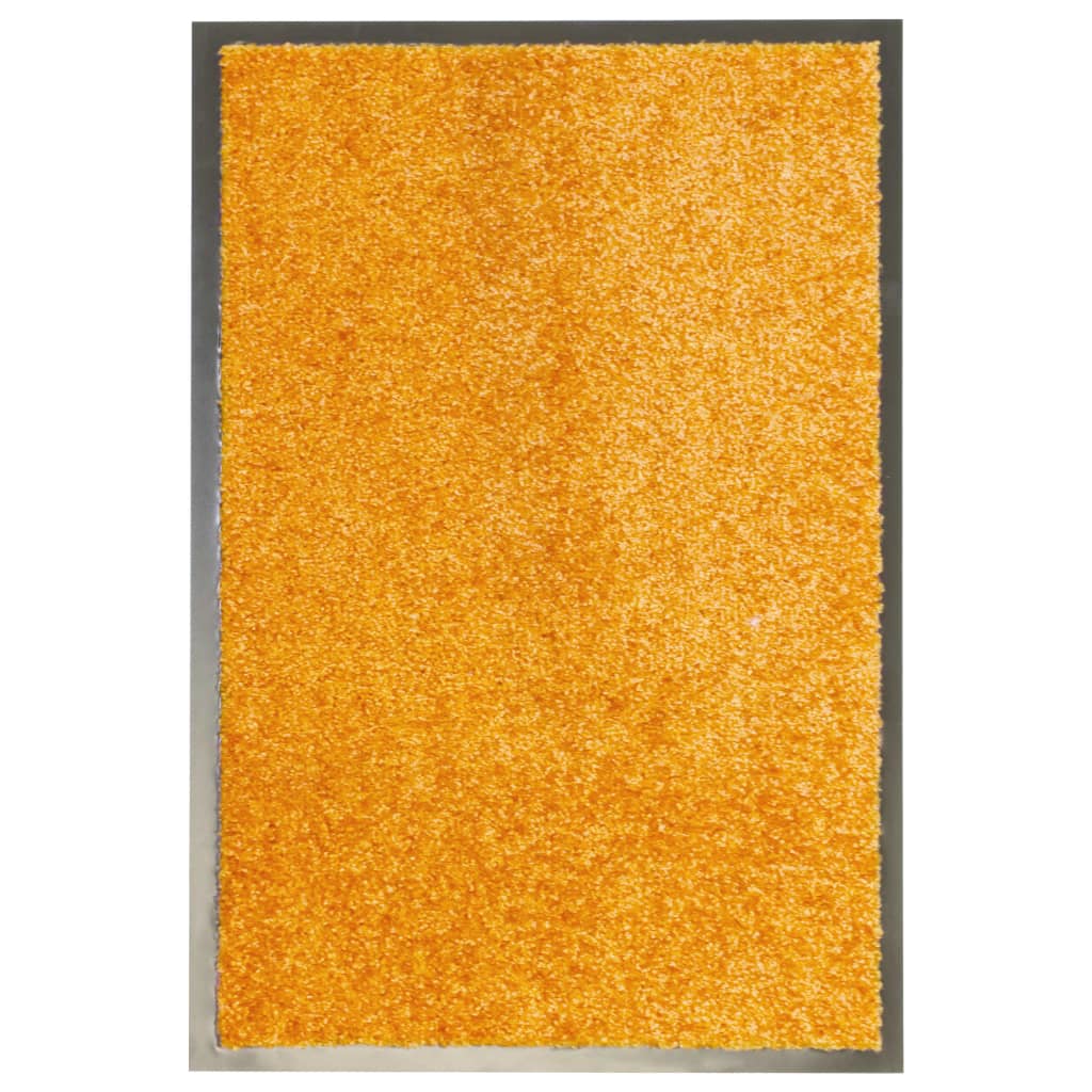 Vidaxl deurmat wasbaar 40x60 cm oranje