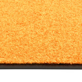 VidaXL Deurmat wasbaar 60x90 cm oranje