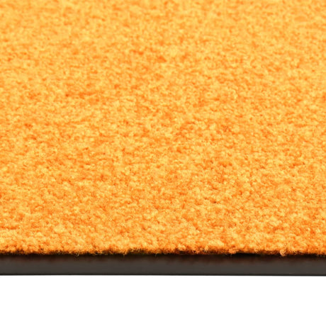 Vidaxl deurmat wasbaar 60x90 cm oranje