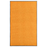 VidaXL Deurmat wasbaar 90x150 cm oranje