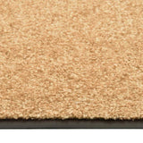 Vidaxl deurmat wasbaar 90x150 cm crème