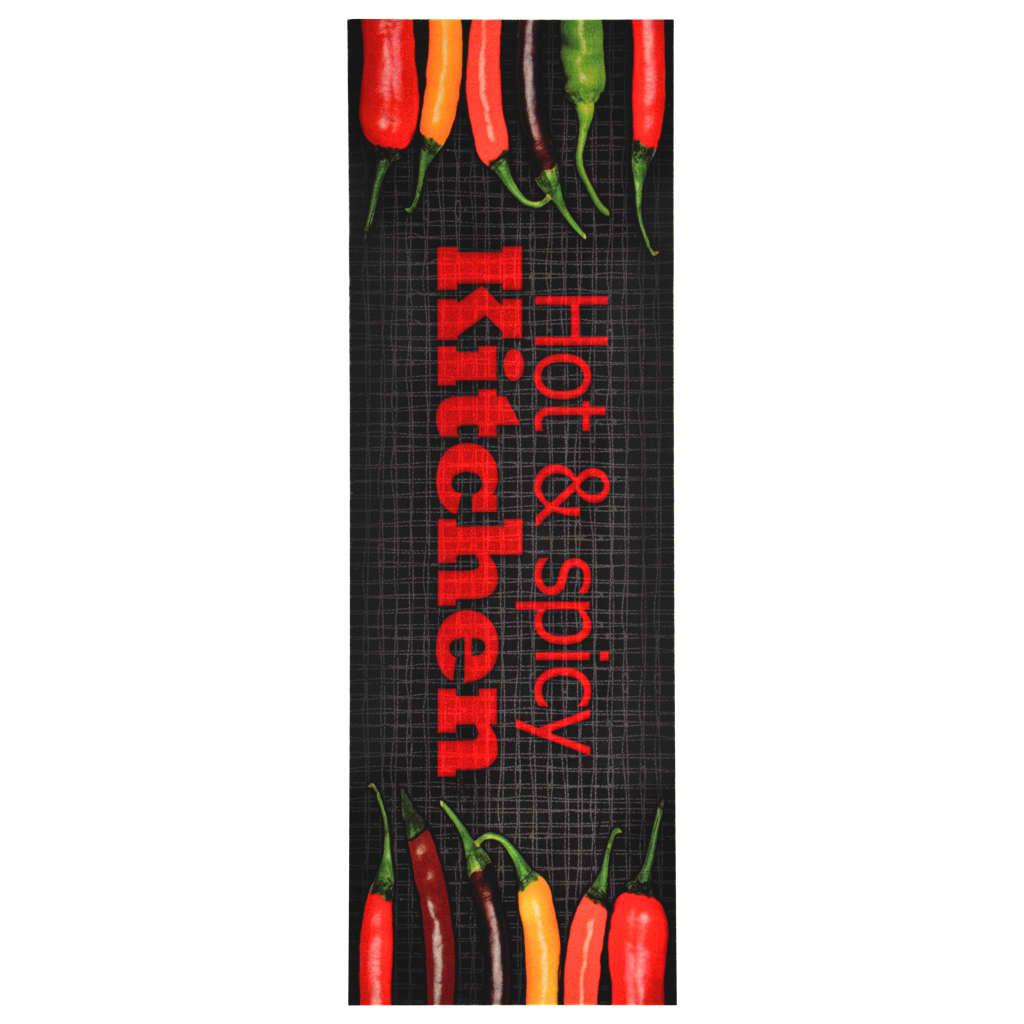 Vidaxl keukenmat wasbaar hot spicy 45x150 cm