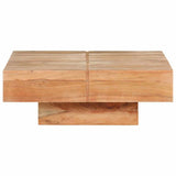 Vidaxl salontafel 80x80x28 cm massief acaciahout