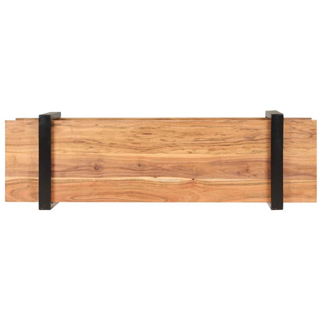 Vidaxl tv-meubel 130x40x40 cm massief acaciahout