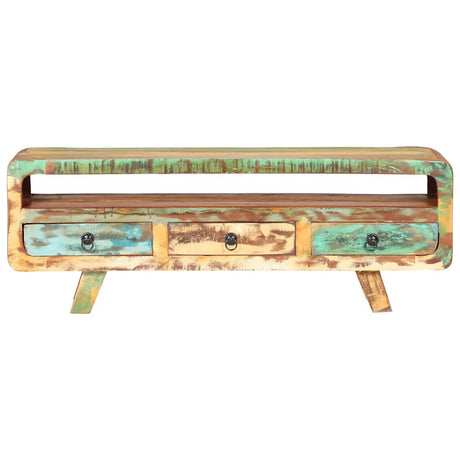 Vidaxl tv-meubel 117x30x41 cm massief gerecycled hout