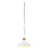 Vidaxl hanglamp industrieel e27 58 cm wit