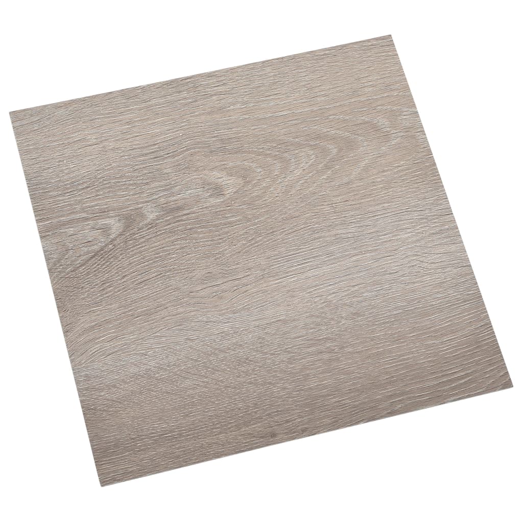 Vidaxl vloerplanken zelfklevend 55 st 5,11 m² pvc taupe