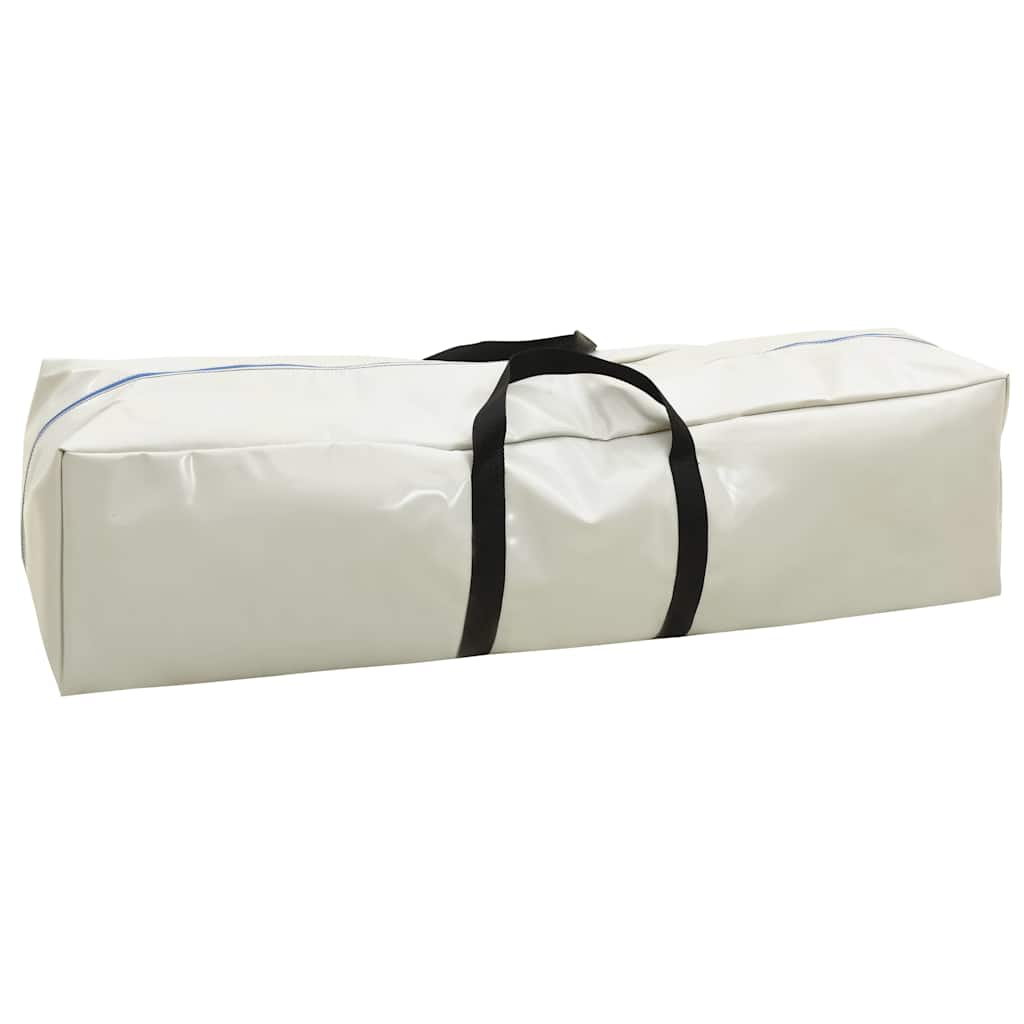 Vidaxl gymnastiekmat met pomp opblaasbaar 60x100x10 cm pvc blauw