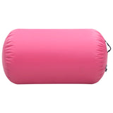 Vidaxl gymnastiekrol met pomp opblaasbaar 100x60 cm pvc roze