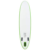 Vidaxl stand up paddleboardset opblaasbaar groen en wit