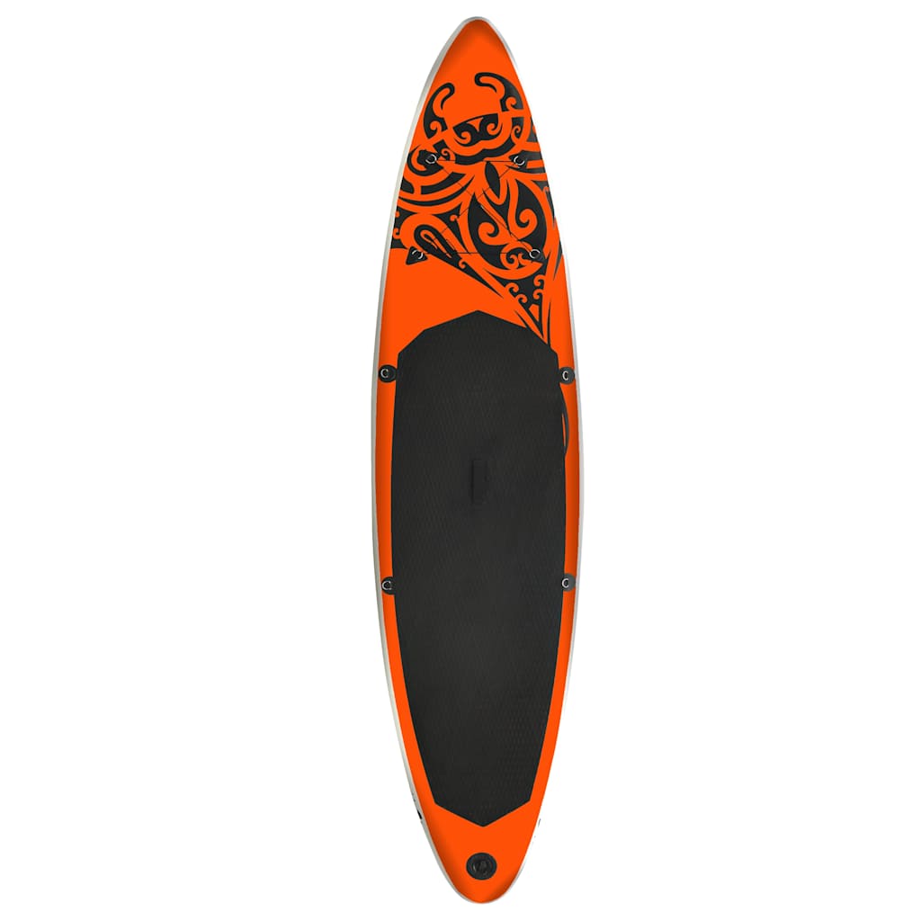 Vidaxl stand up paddleboardset opblaasbaar 366x76x15 cm oranje