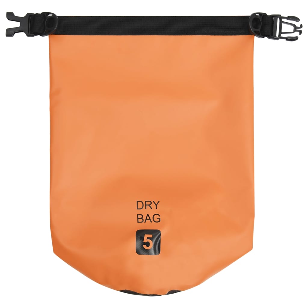 VidaXL Drybag 5 L PVC oranje