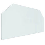 Vidaxl glasplaat openhaard zeshoekig 120x60 cm