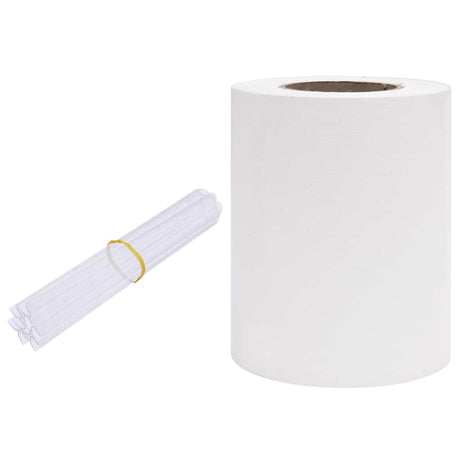 Vidaxl tuinscherm 35x0,19 m pvc wit