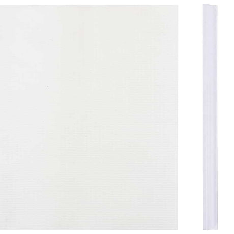 Vidaxl tuinscherm 35x0,19 m pvc wit