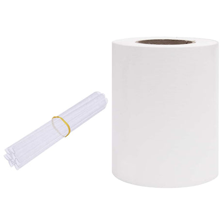 Vidaxl tuinscherm 70x0,19 m pvc wit