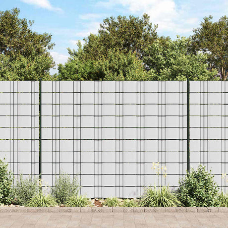 Vidaxl tuinscherm 70x0,19 m pvc wit