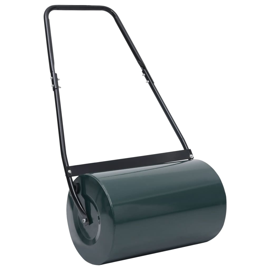 Vidaxl gazonroller 50 l 63 cm groen en zwart