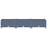 Vidaxl plantenbak verhoogd 120x40x23 cm polypropyleen