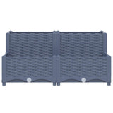 Vidaxl plantenbak verhoogd 80x80x38 cm polypropyleen
