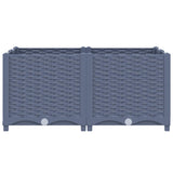 Vidaxl plantenbak verhoogd 80x80x38 cm polypropyleen