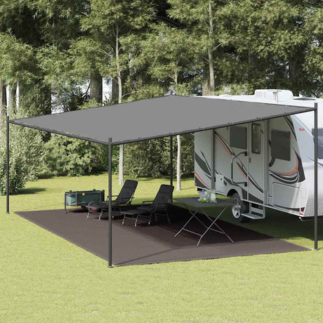 Vidaxl tenttapijt 400x600 cm antracietkleurig