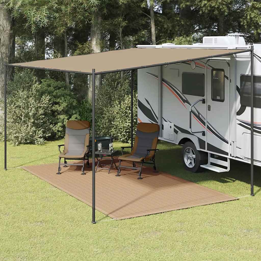 Vidaxl tenttapijt 250x350 cm taupe