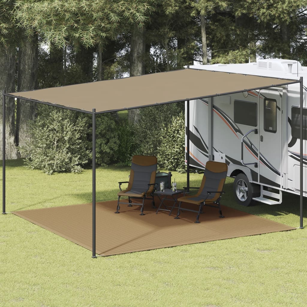 Vidaxl tenttapijt 400x400 cm taupe