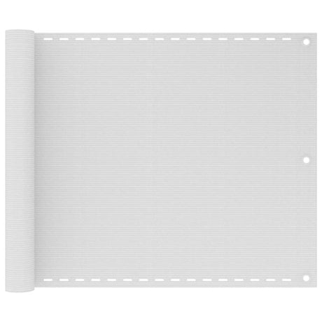 Vidaxl balkonscherm 75x300 cm hdpe wit