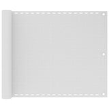 Vidaxl balkonscherm 75x500 cm hdpe wit