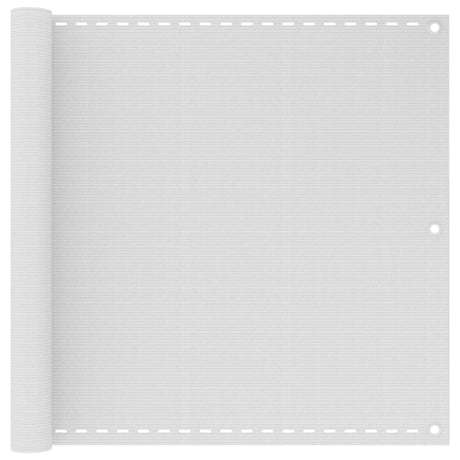 Vidaxl balkonscherm 90x300 cm hdpe wit