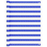 Vidaxl balkonscherm 120x400 cm hdpe blauw en wit