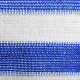 Vidaxl balkonscherm 120x400 cm hdpe blauw en wit