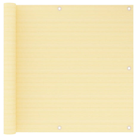 Vidaxl balkonscherm 90x500 cm hdpe beige
