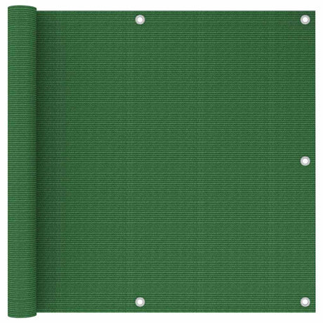Vidaxl balkonscherm 90x500 cm hdpe lichtgroen