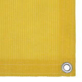 Vidaxl balkonscherm 75x400 cm hdpe geel