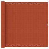 Vidaxl balkonscherm 90x400 cm hdpe oranje