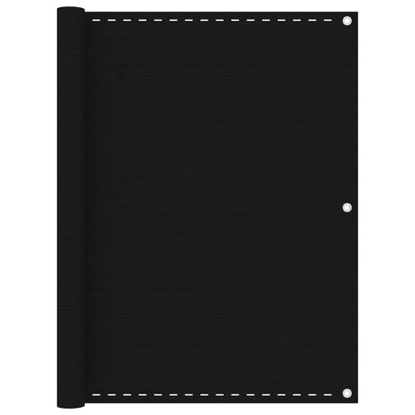 Vidaxl balkonscherm 120x400 cm hdpe zwart