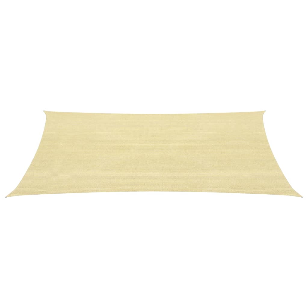 VidaXL Zonnezeil 160 g m² 6x6 m HDPE beige