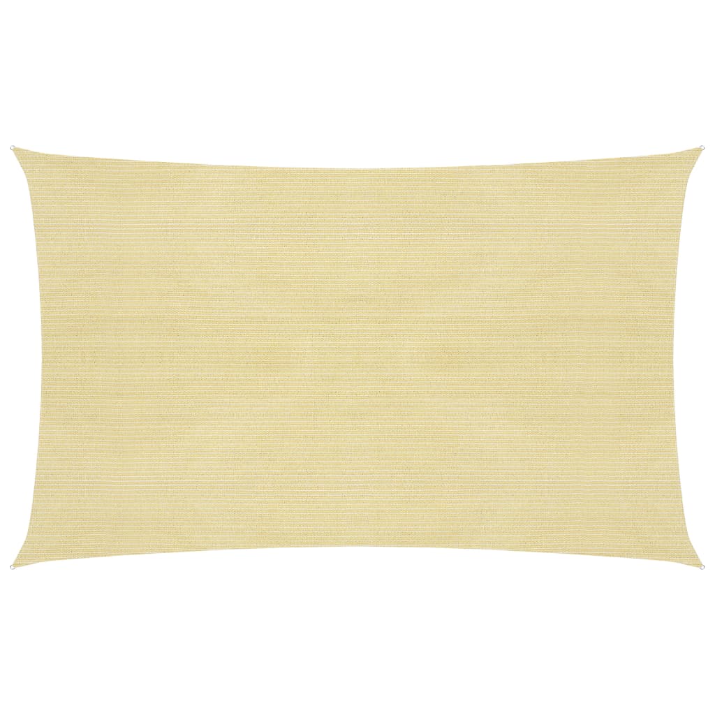 VidaXL Zonnezeil 160 g m² 2,5x5 m HDPE beige