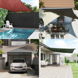 Vidaxl zonnezeil 160 g m² 5x6 m hdpe beige