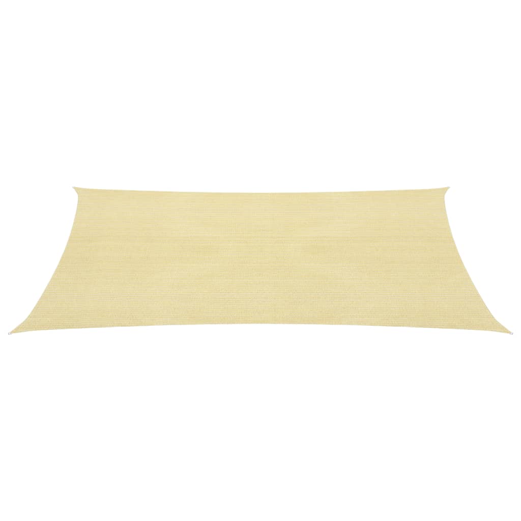 VidaXL Zonnezeil 160 g m² 6x7 m HDPE beige