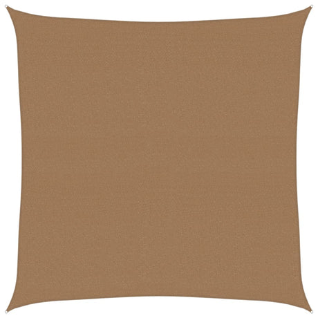 VidaXL Zonnezeil 160 g m² 5x5 m HDPE taupe