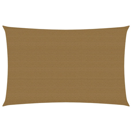 VidaXL Zonnezeil 160 g m² 2x4 m HDPE taupe