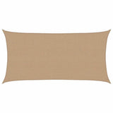 Vidaxl zonnezeil 160 g m² 2x4 m hdpe taupe