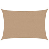 Vidaxl zonnezeil 160 g m² 2,5x3,5 m hdpe taupe
