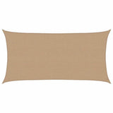 Vidaxl zonnezeil 160 g m² 2,5x4,5 m hdpe taupe