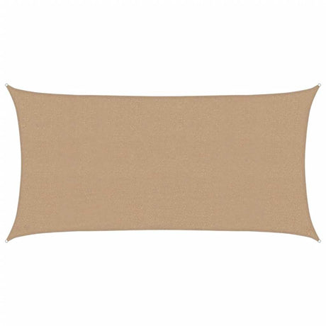 Vidaxl zonnezeil 160 g m² 2,5x4,5 m hdpe taupe